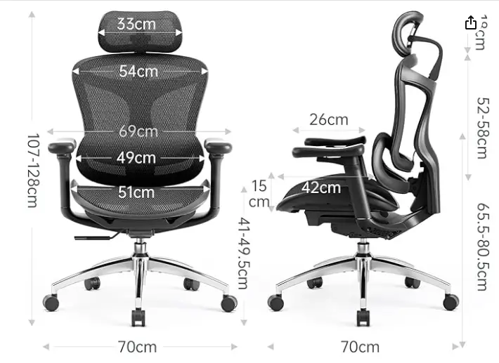 SIHOO Doro C300 Sedia Ufficio Ergonomica