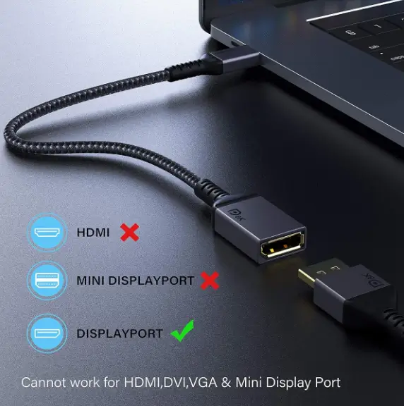 Adattatore da USB-C a DisplayPort